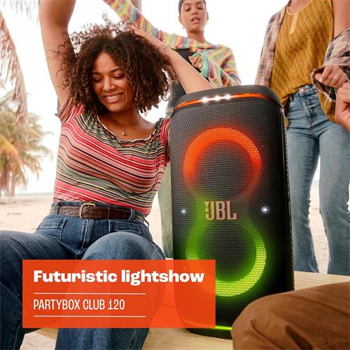 JBL PartyBox Club 120 Sistema de Sonido 160W IPX4 Recargable Negro