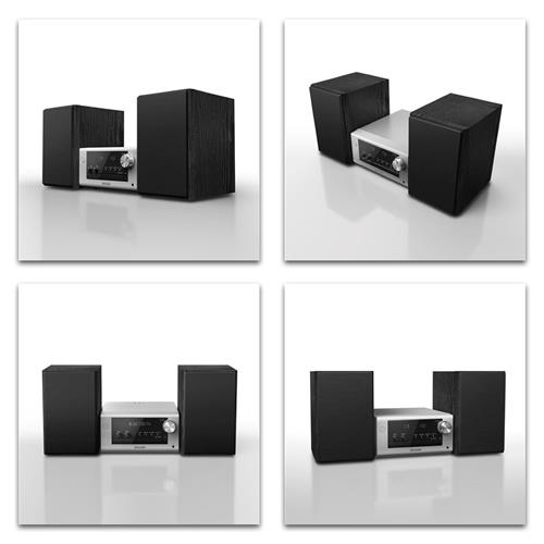 Panasonic SC-PM700EG-S Microcadena de 80W con CD, USB y Bluetooth