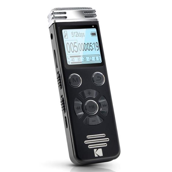 Kodak VRC450 Grabadora de voz Digital Estéreo con 8 Gb Ampliables