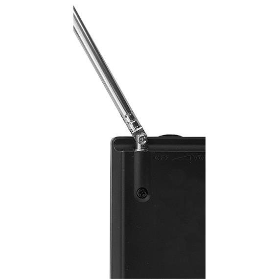 Roadstar TRA-1230 Radio Fm Mono Potátil Negro