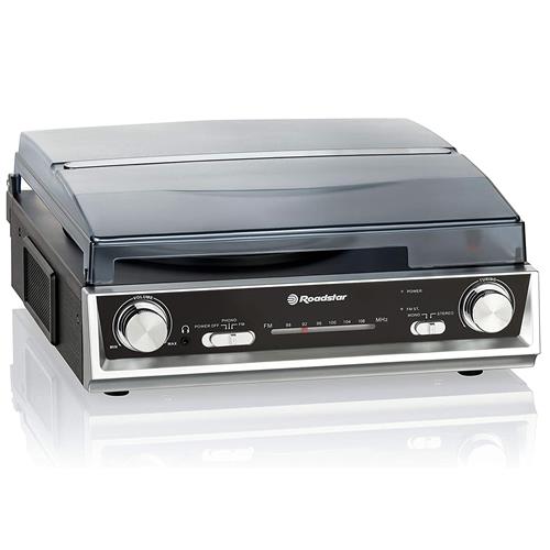 Roadstar TTR-8850 ED Tocadiscos con Radio, Altavoces y Bluetooth