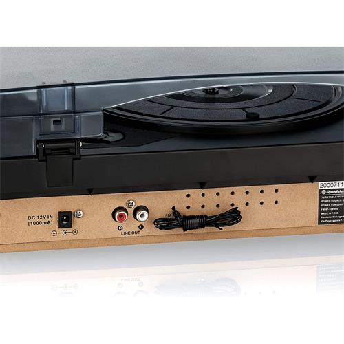 Roadstar TTR-8850 ED Tocadiscos con Radio, Altavoces y Bluetooth