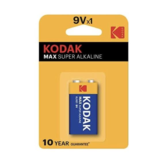 KODAK 9V ALKALINA MAX 6LR61 1 UNID (30952850)