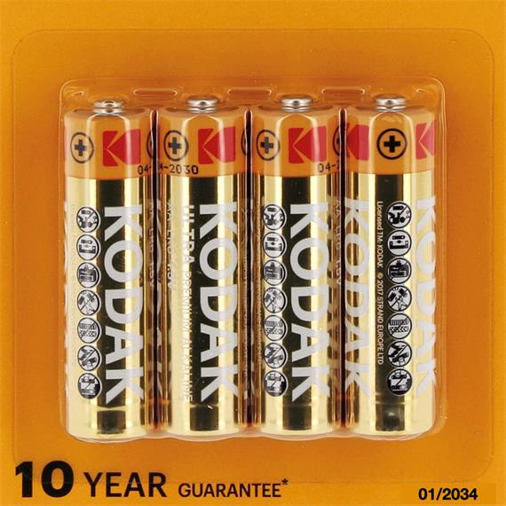 KODAK LR-06 AA ULTRA ALKALINA 4 UNDS (30959514)