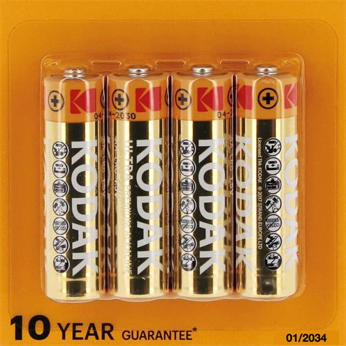 KODAK LR-06 AA ULTRA ALKALINA 4 UNDS (30959514)
