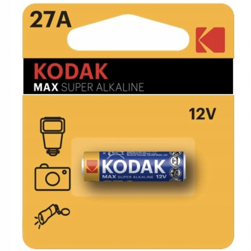 Kodak A27-MN27 Max Super Alcalina 12V 1 Und  (30414372)