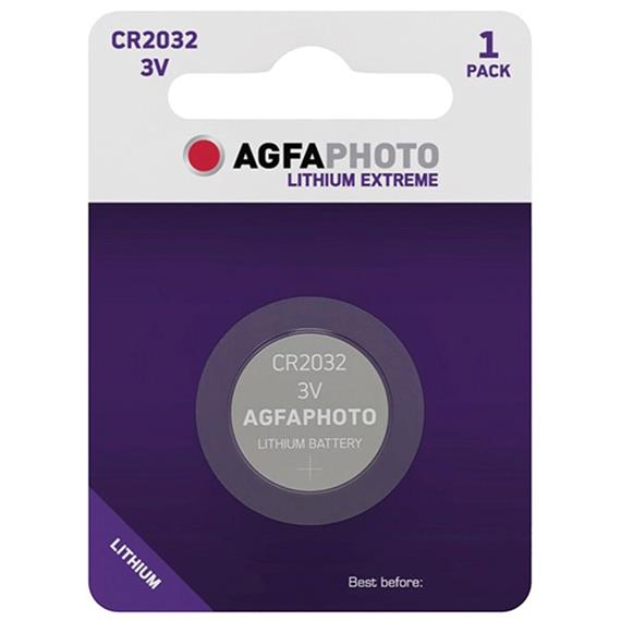 AgfaPhoto Extreme Pila CR2032 3V Pack 1 Und