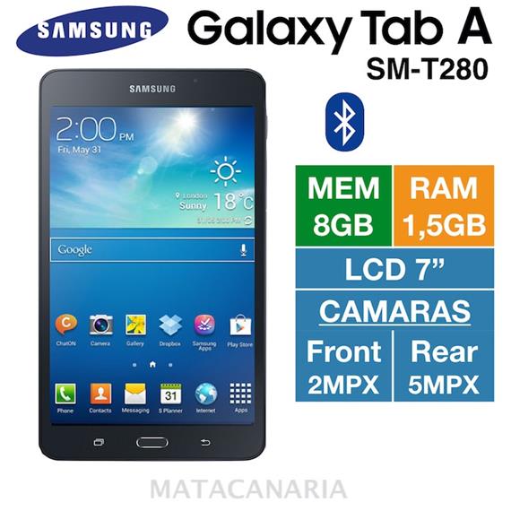 SAMSUNG SM-T280 TAB A7 BLACK