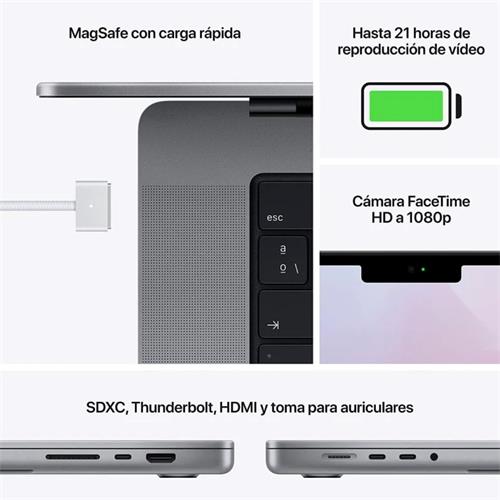Apple MacBook Pro 16" M1 Pro Chip 16GB 1TB SSD Silver (MK1F3Y/A)