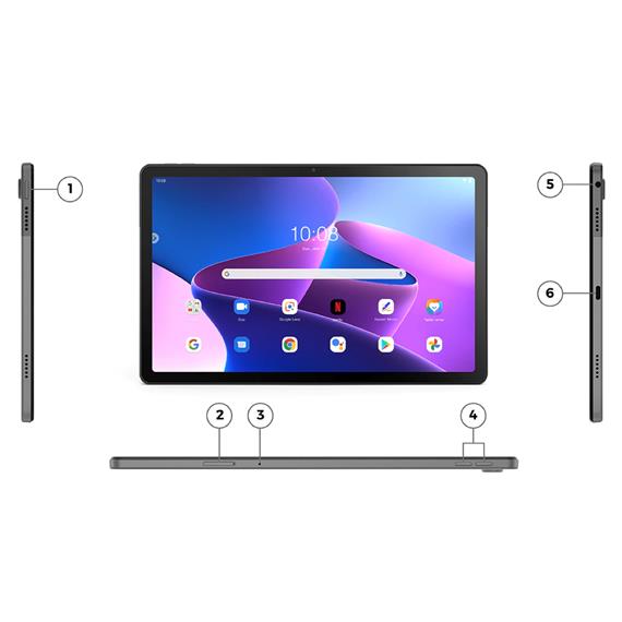 Lenovo Tab M10 Plus (3ª Gen) 10.6" 4GB 128GB Wifi Gris (TB125FU)