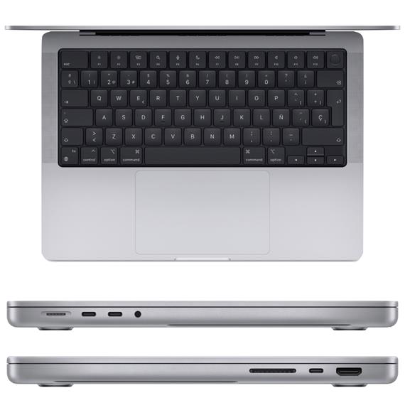 Apple MacBook Pro 14" M2 Pro 10 CPU 16GPU 16GB 512GB Gris (MPHE3Y/A)