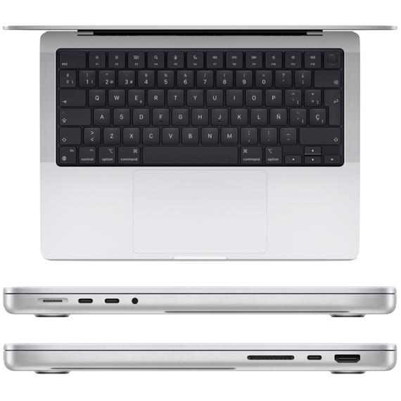 Apple MacBook Pro 14" M2 Pro 12 CPU 19GPU 16GB 1TB Plata (MPHJ3Y/A)