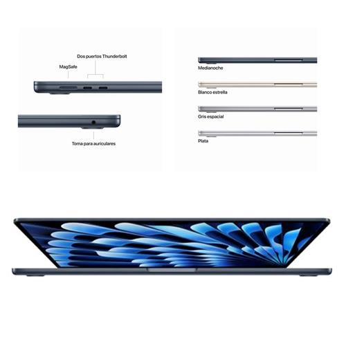 Apple MacBook Air 15" M2 8CPU 10GPU 8GB 256GB Midnight (MQKW3Y/A)