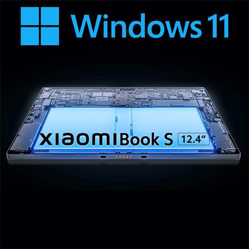 Xiaomi Book S 12.4" Snapdragon™ 8cx Gen 2 8GB 256GB Win 11 Gris Oscuro