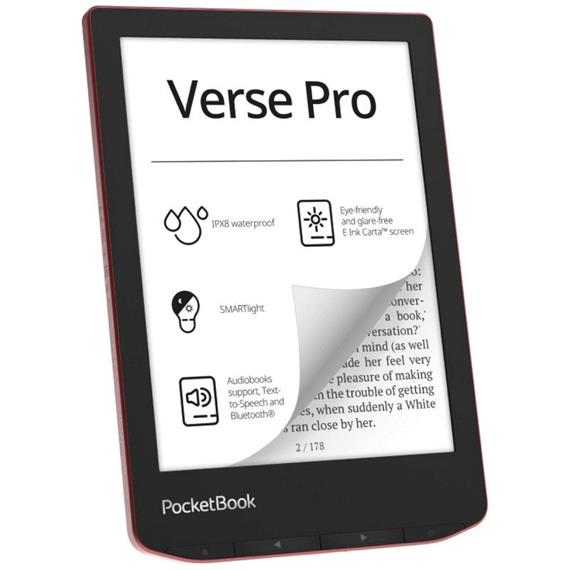 Pocketbook Verse Pro Passion Red Libro Electrónico 6" HD Smartlight Wifi