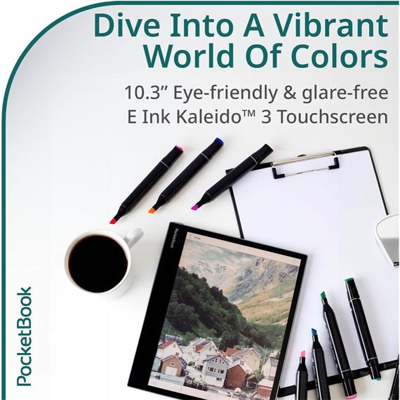 Pocketbook InkPad Eo Libro digital a color con lápiz óptico