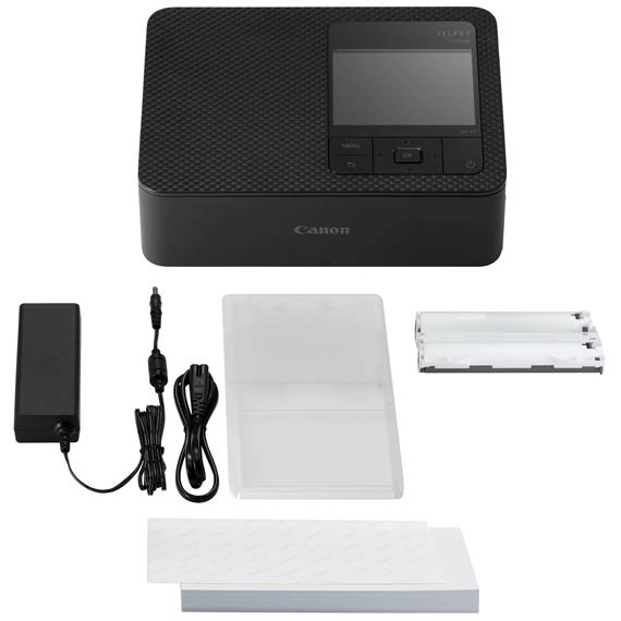Canon Selphy CP1500 Impresora fotográfica Negra (Kit 54 fotos)