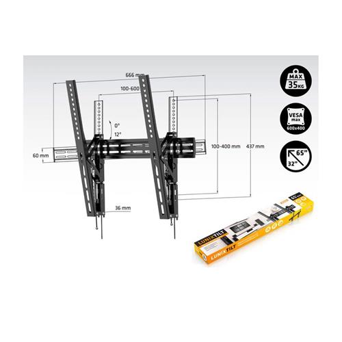 Axil AC0571E Soporte Inclinable 32" 65" (Vesa 600X400)