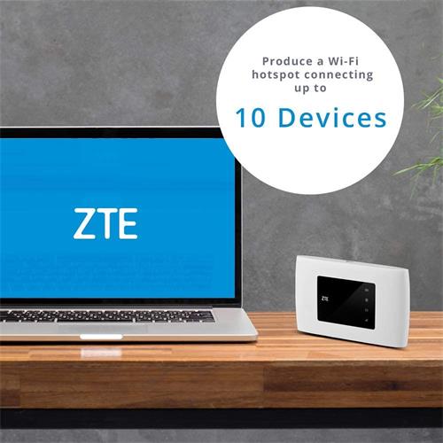 Zte MF920U Modem Router 4G WI-FI Blanco