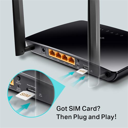 Tp-Link Archer MR200 Router 4G LTE AC750 Doble banda