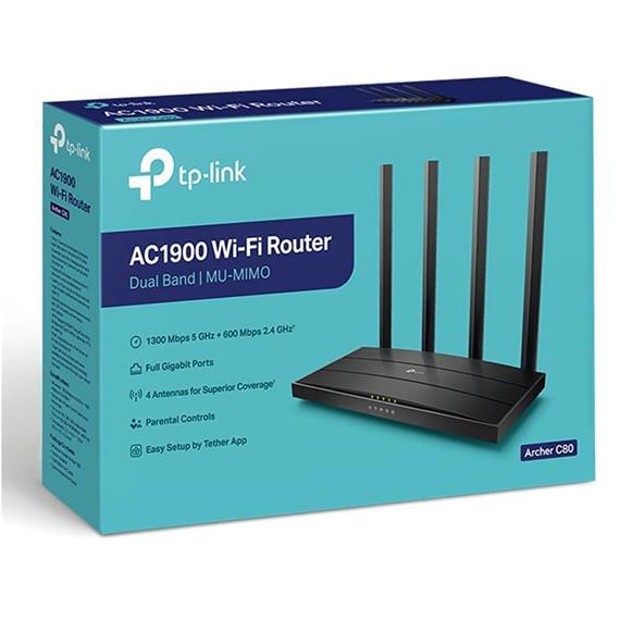 TP-Link AC1900 Wifi Router (ARCHER C80)