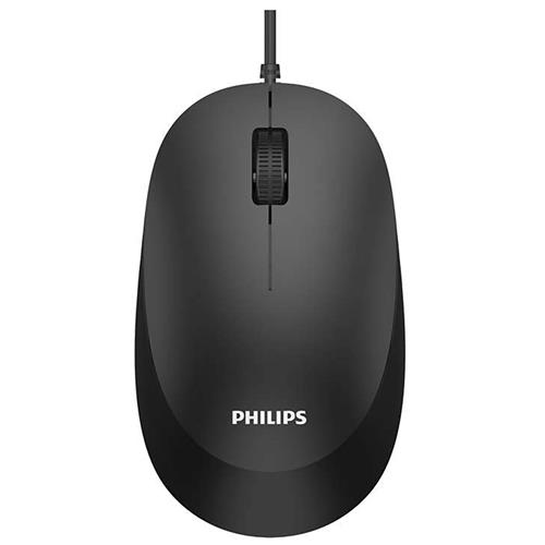Philips SPK7207BL Ratón con Cable Negro