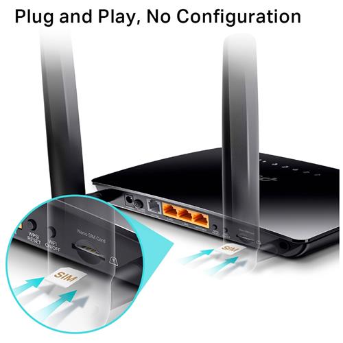 Tp-Link TL-MR6500V Router 4G LTE N300