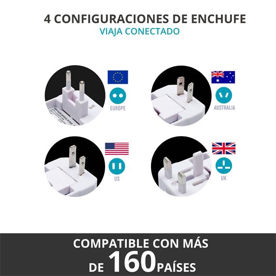 TM Adaptador Universal 125V-15A/250V-10A (TMUAD021)