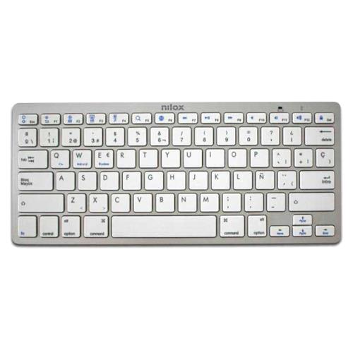 Nilox Teclado Bluetooth Plata (NXKB01S)