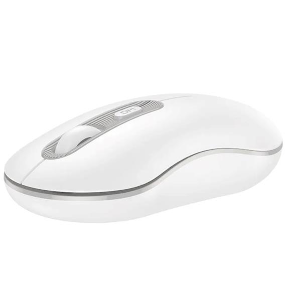 Hoco GM21 Platinum 2.4G Ratón Inalámbrico Blanco/Gris
