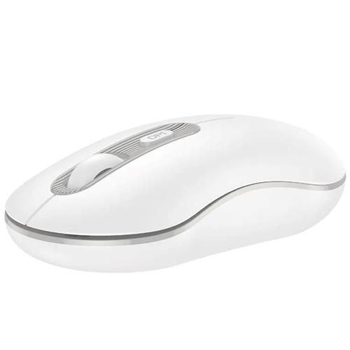 Hoco GM21 Platinum 2.4G Ratón Inalámbrico Blanco/Gris