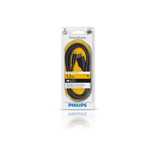 Philips SWV2462W/10 Cable Micro HDMI a HDMI 1.5 metros