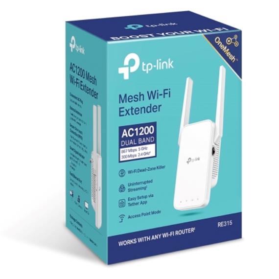 TP-Link Repetidor WiFi AC1200 con Doble Banda (RE315)