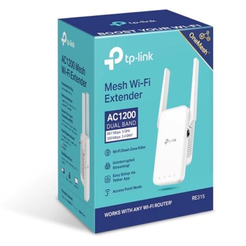 TP-Link Repetidor WiFi AC1200 con Doble Banda (RE315)