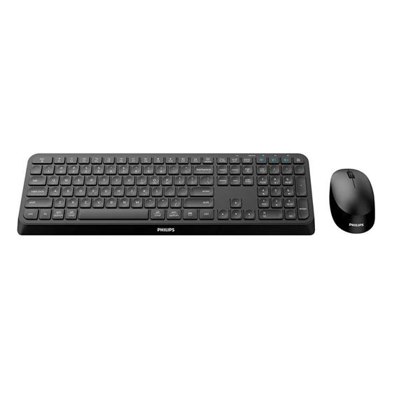 Philips SPT6407B Teclado Inalámbrico + Ratón Negro