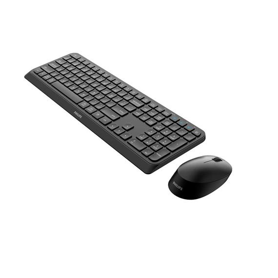 Philips SPT6407B Teclado Inalámbrico + Ratón Negro