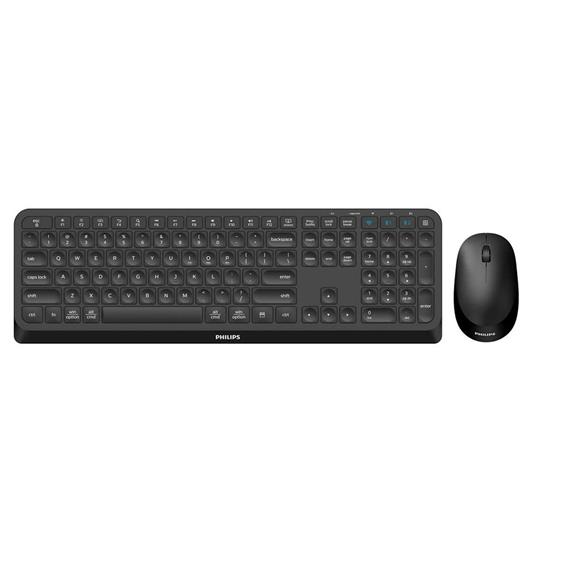 Philips SPT6407B Teclado Inalámbrico + Ratón Negro