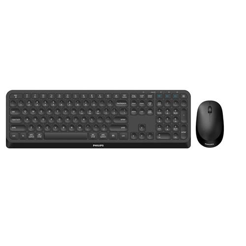 Philips SPT6407B Teclado Inalámbrico + Ratón Negro