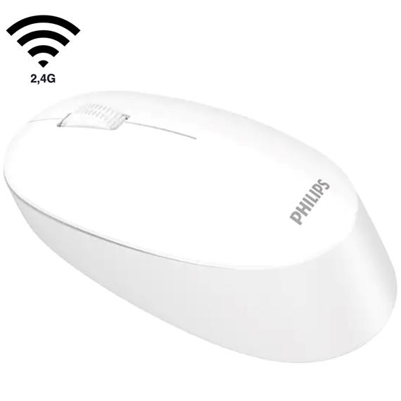 Philips SPK7307WL Ratón Ambidiestro Blanco
