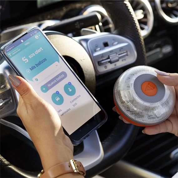 FlashLed Baliza V16 Geolocalizable Homologada 2026