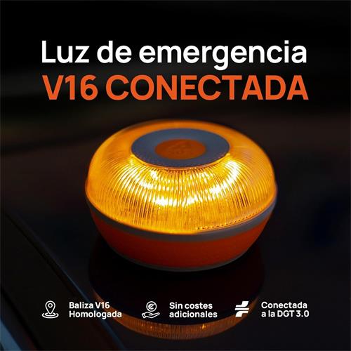FlashLed Baliza V16 Geolocalizable Homologada 2026