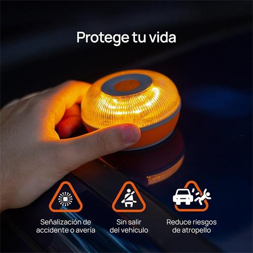 FlashLed Baliza V16 Geolocalizable Homologada 2026