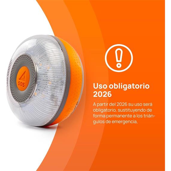 FlashLed Baliza V16 Geolocalizable Homologada 2026
