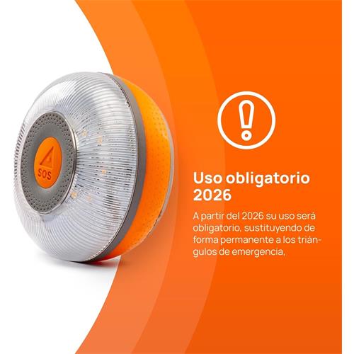 FlashLed Baliza V16 Geolocalizable Homologada 2026