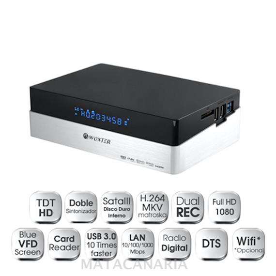 WOXTER I-CUBE XDIV DISCO DURO MULTIMEDIA 640GB WIFI