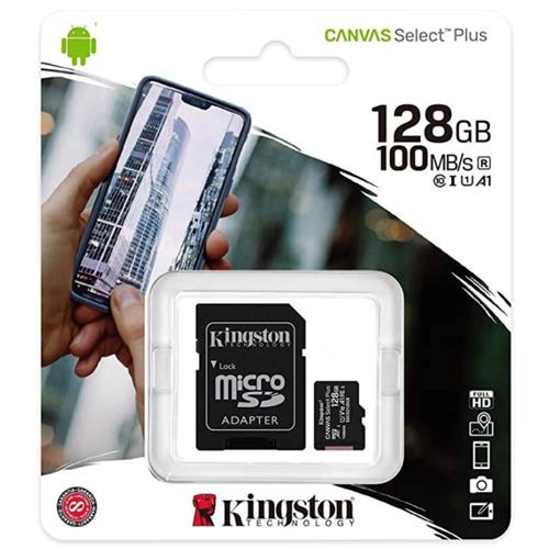 Memoria Micro SDXC 128GB Class 10 Kingston 100 MB/S UHS-I