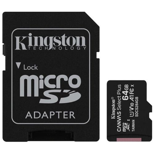 Memoria Micro SD SDXC 64GB CLASS 10 KINGSTON 100 MB/S UHS-I