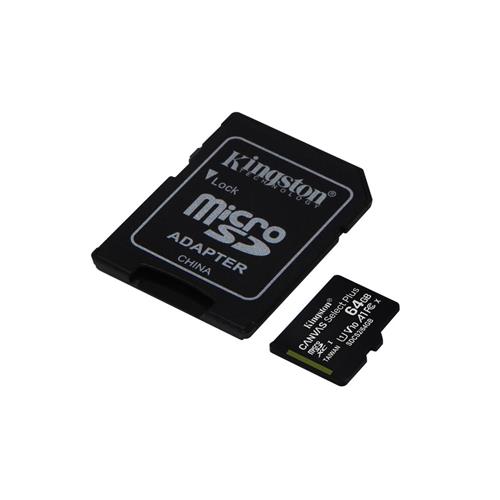 Memoria Micro SD SDXC 64GB CLASS 10 KINGSTON 100 MB/S UHS-I
