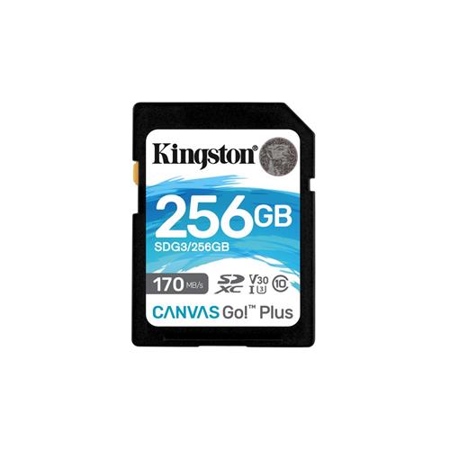 Memoria SDXC 256GB Class 10 Kinstong 170 MB/S UHS-I U3