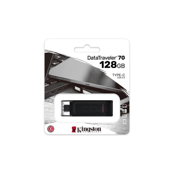 Memoria USB-C 128GB 3.2 KINGSTON DT70